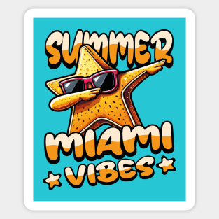 Summer Miami Vibes: Starfruit T-Shirt for a Taste of Paradise Sticker